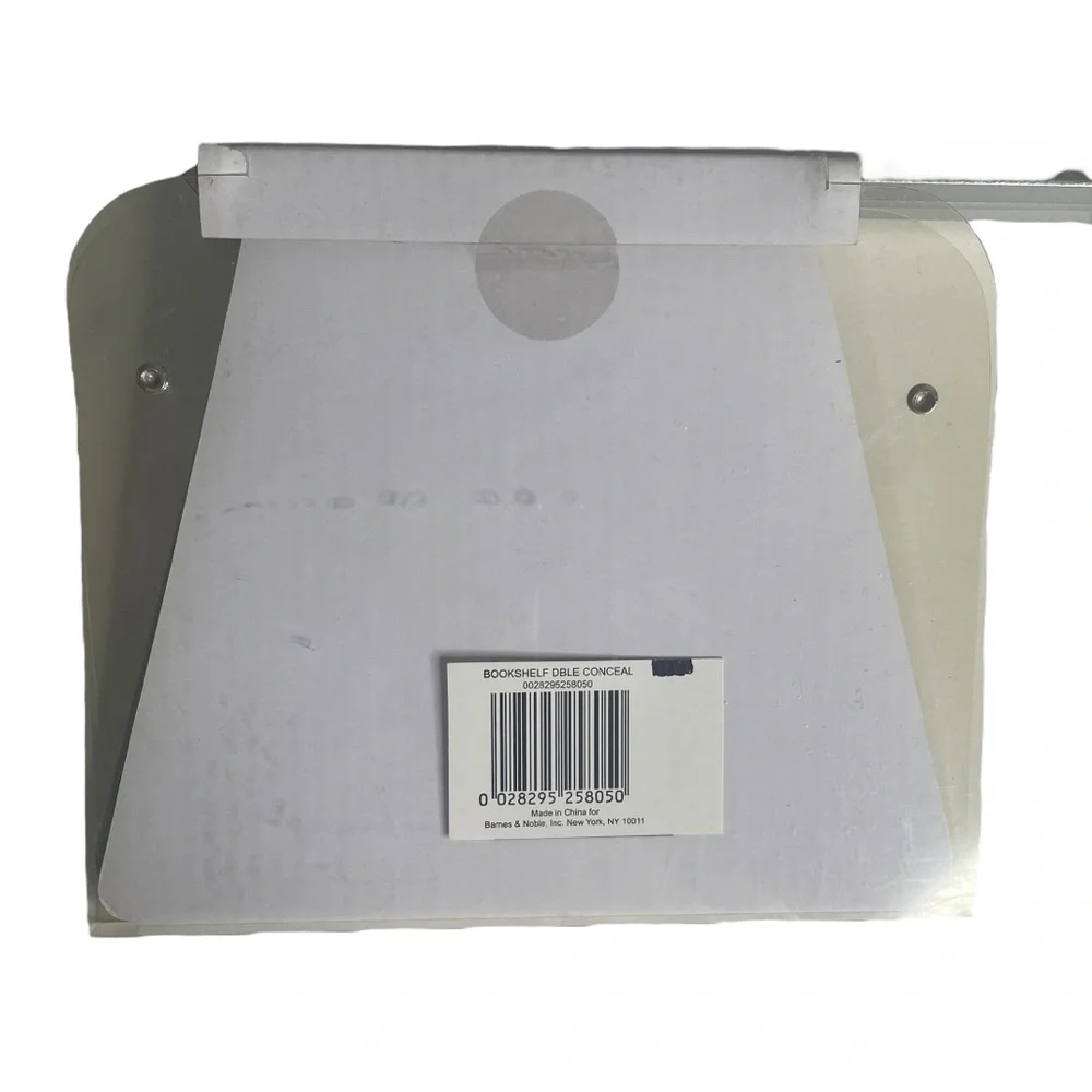 NEW Umbra Conceal Floating Double Book Shelf SEALED Wall Mount Invisible 2 Stack